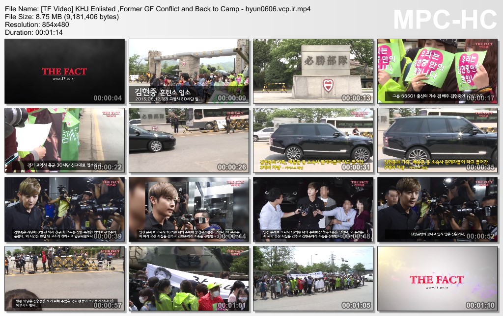 [Media Videos] Kim Hyun Joong Started Military Service [150512]