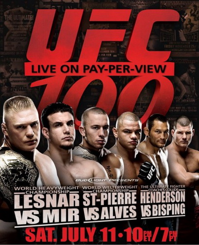 دانلود یو اف سی 100 |UFC 100: Lesnar vs. Mir-نسخه ی H265-720p