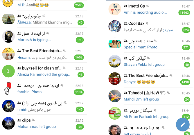 گروه تلگرام چت
