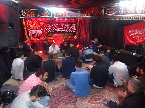 مراسم سوگواري ايام فاطميه هيئت زوارالحسين(ع)