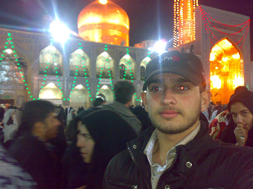 شهيد محمد علي دولت آبادي در حرم عبالعظيم حسني