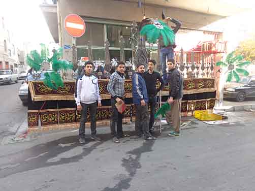 عكس هاي هيئت زوارالحسين در اربعين حسيني