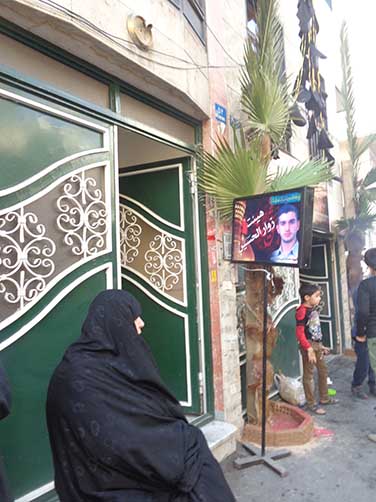 عكس هاي هيئت زوارالحسين در اربعين حسيني،شهيد محمد علي دولت آبادي