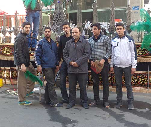 عكس هاي هيئت زوارالحسين در اربعين حسيني