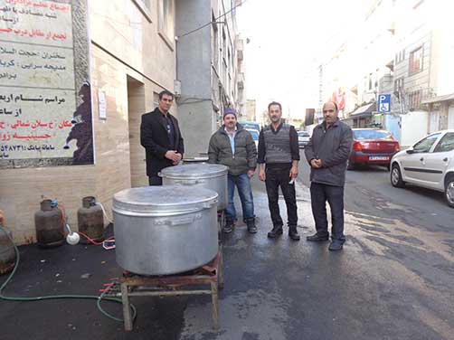 عكس هاي هيئت زوارالحسين در اربعين حسيني