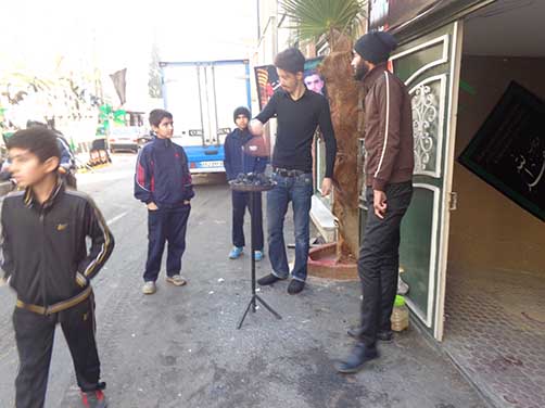 عكس هاي هيئت زوارالحسين در اربعين حسيني