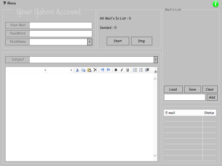 bulk Mail Sender / ارسال ایمیل انبوه Mail_sender