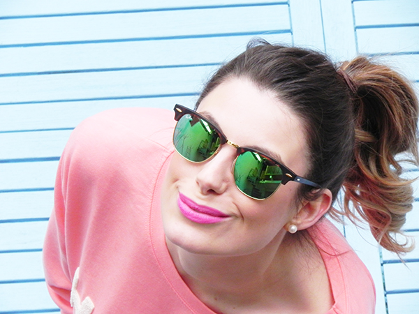 ریبن RayBan ClubMaster شیشه سبز