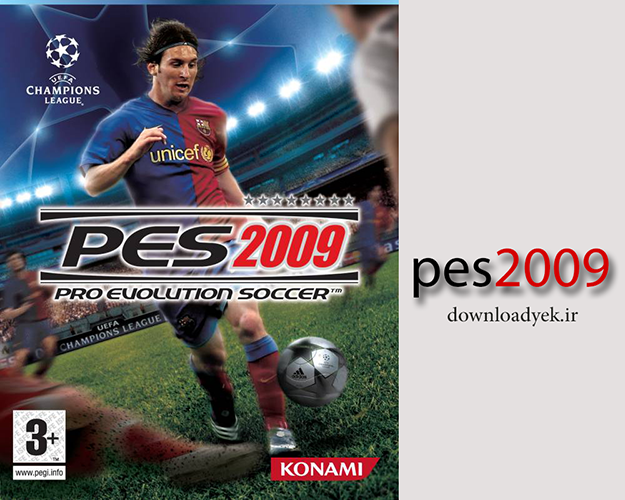 دانلود بازی پیس 2009 - pes 2009 برای pc 