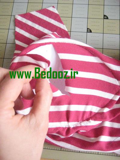آموزش تصویری دوخت کاپ سینه