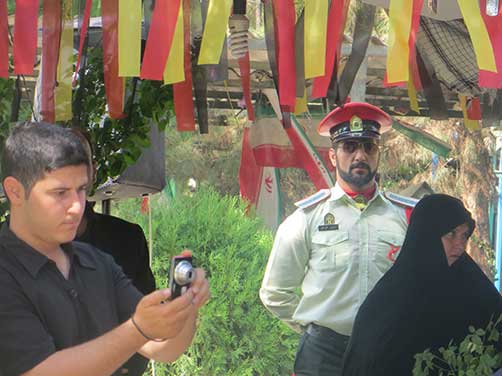 گرامیداشت سومین سالگرد شهادت استواردوم محمد علی دولت آبادی با حضور روساء وپرسنل محترم نیروی انتظامی واقشارمختلف مردم وخانواده شهید دولت آبادی