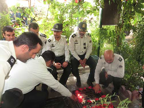 گرامیداشت سومین سالگرد شهادت استواردوم محمد علی دولت آبادی با حضور روساء وپرسنل محترم نیروی انتظامی