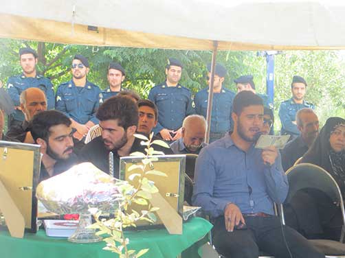 گرامیداشت سومین سالگرد شهادت استواردوم محمد علی دولت آبادی با حضور روساء وپرسنل محترم نیروی انتظامی