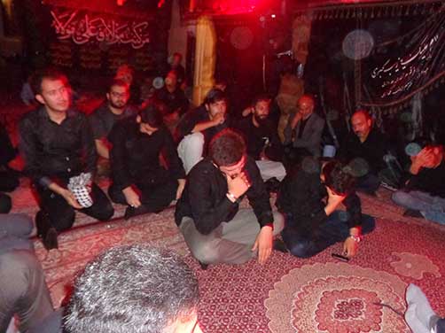 سخنرانی حجت الاسلام والمسلمین رضاپور در مراسم گرامیداشت شهید محمد علی دولت آبادی هیئت زوارالحسین(ع)