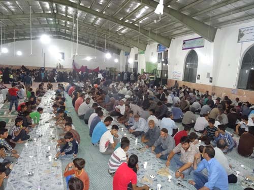 افطاری مقام معظم رهبری در شهر روداب