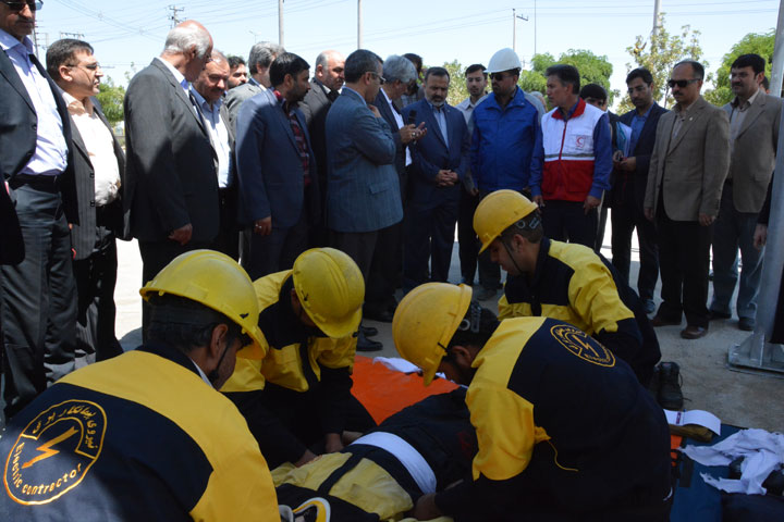 رضا نیک پیام، ایمنی برق،بازدید استاندار ،Reza Nikpayam