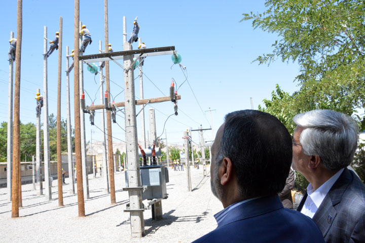 رضا نیک پیام، ایمنی برق،بازدید استاندار ،Reza Nikpayam