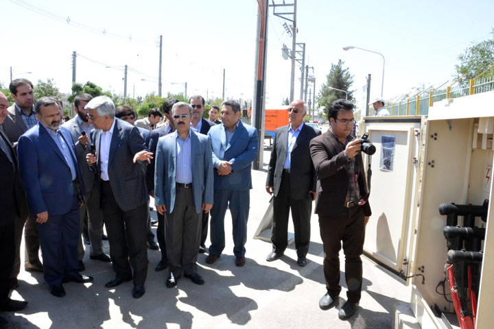 رضا نیک پیام، ایمنی برق،بازدید استاندار ،Reza Nikpayam