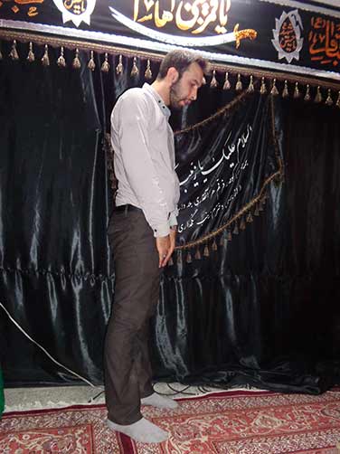 مراسم معنوی هیئت فاطمیون درحسینه شهید محمد علی دولت آبادی