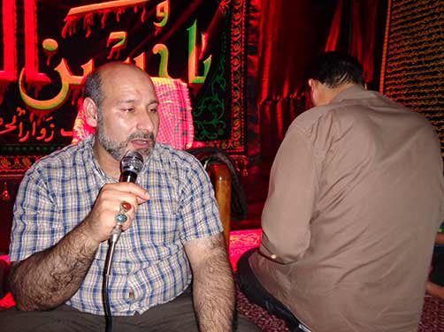 مراسم معنوی هیئت فاطمیون درحسینه شهید محمد علی دولت آبادی
