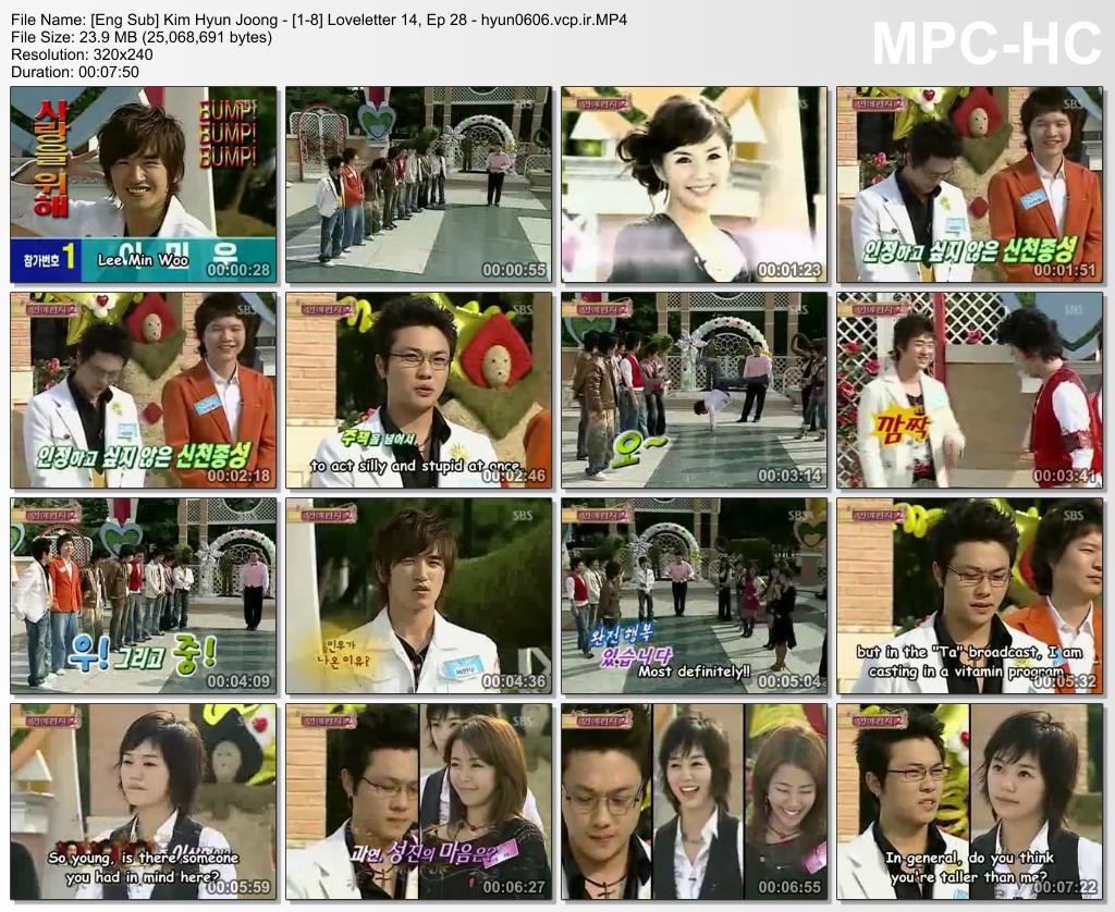 Eng Sub - Kim Hyun Joong - Loveletter 14, Ep 28