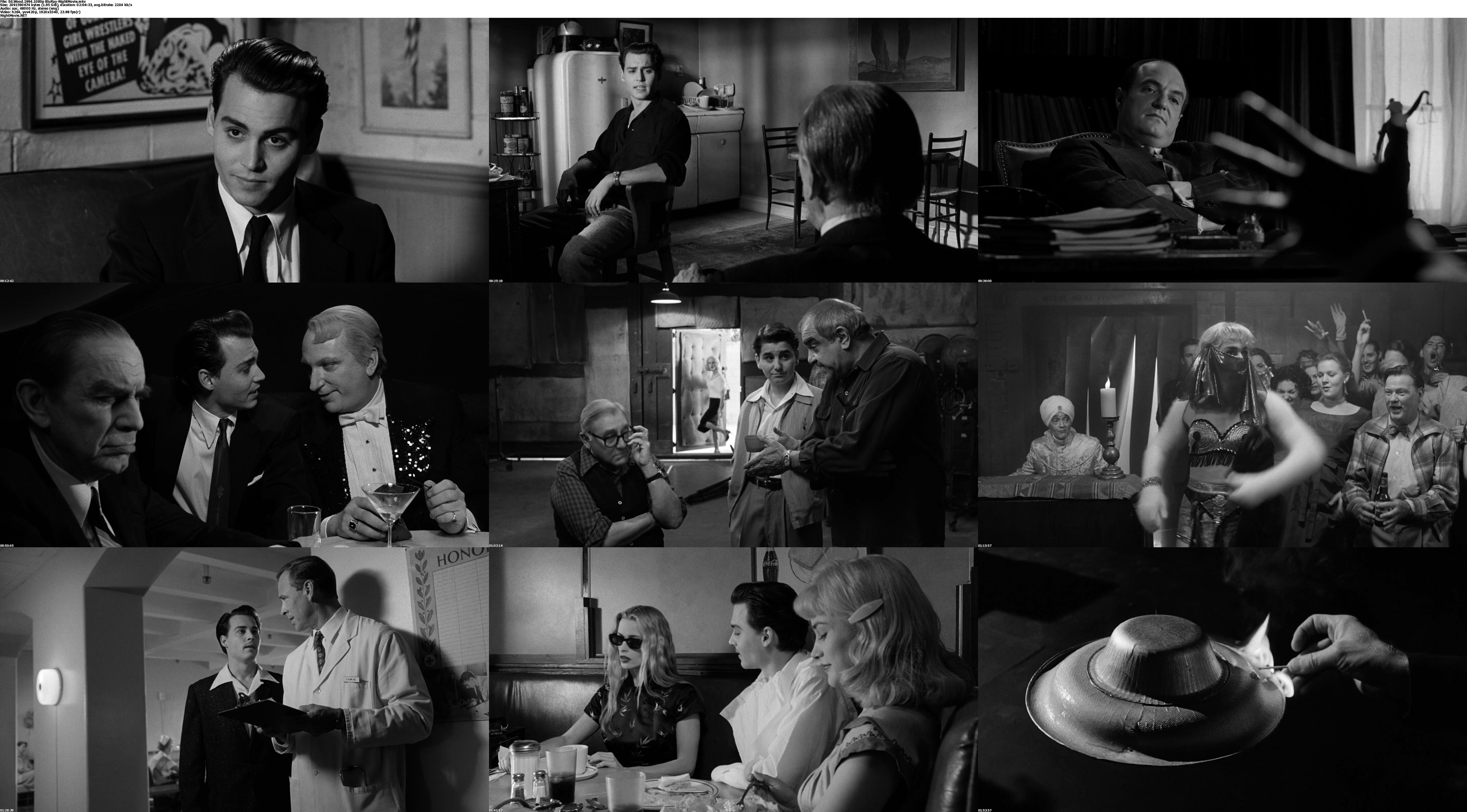 Ed Wood Tim Burton, 1994 HD 720p Dual SE - DivX Clsico