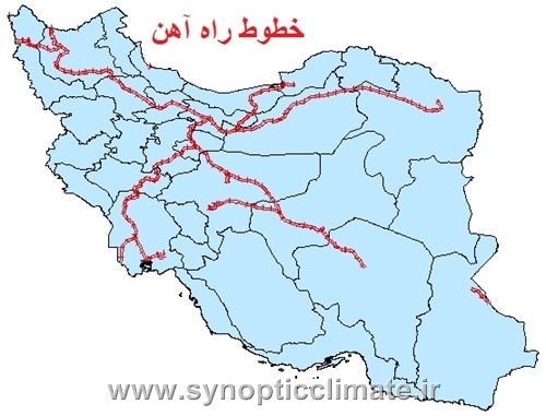 دانلود شیپ فایل خطوط ریلی ایران(GIS)