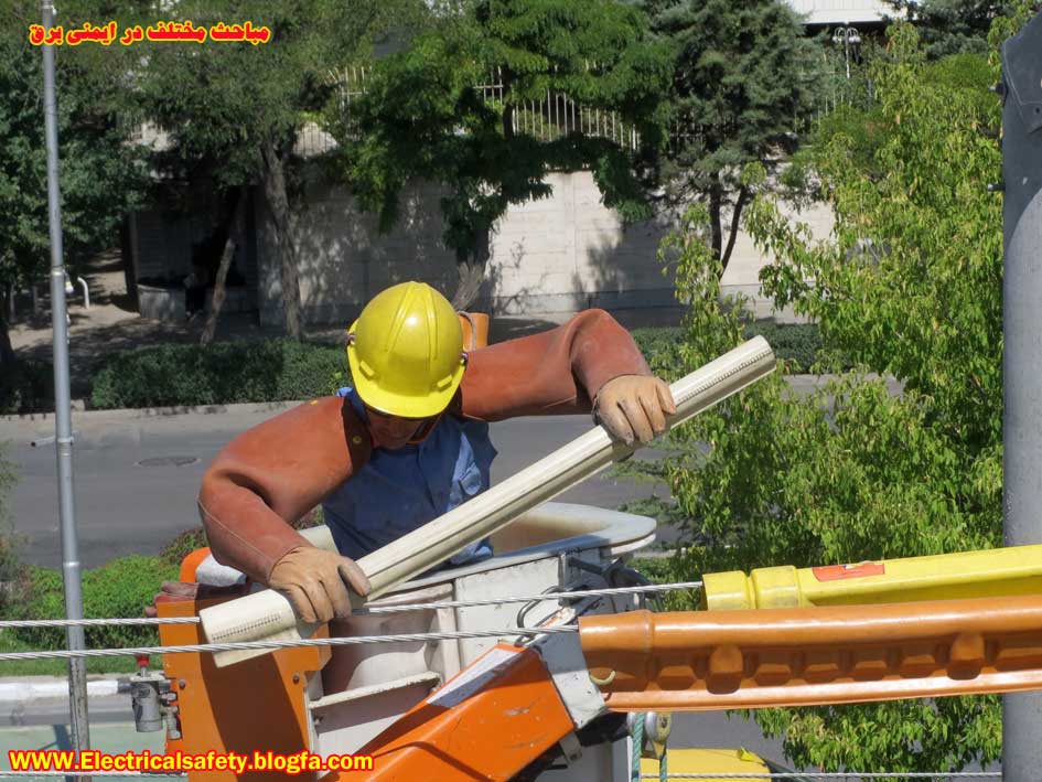 رضا نیک پیام، ایمنی برق ، خط گرم،Reza Nikpayam