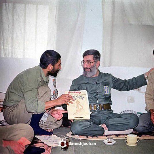 امام خامنه ای در جبهه