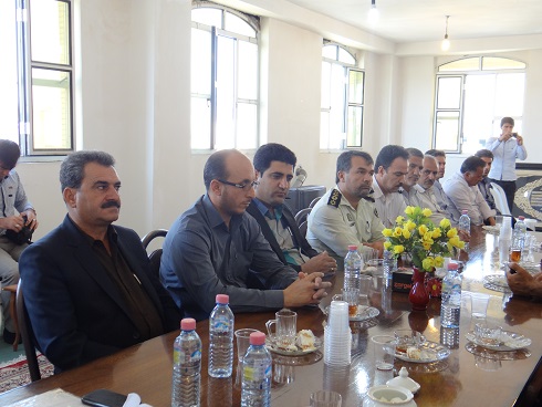 دیدارشورای اداری با امام جمعه سیدان