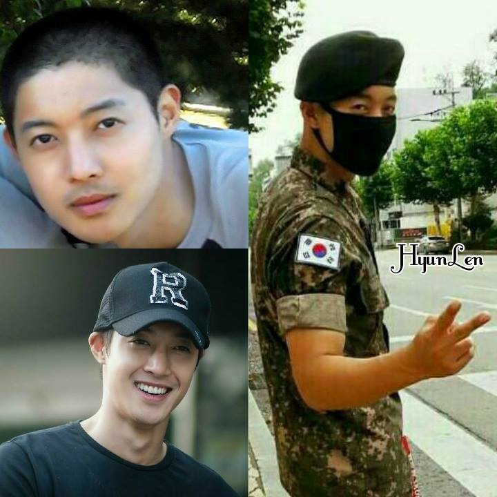 Congratulations - Hyuck Woon Kwon (HJ Friend) FB Update - Kim Hyun Joong promoted to Private First Class - 2015.09.01