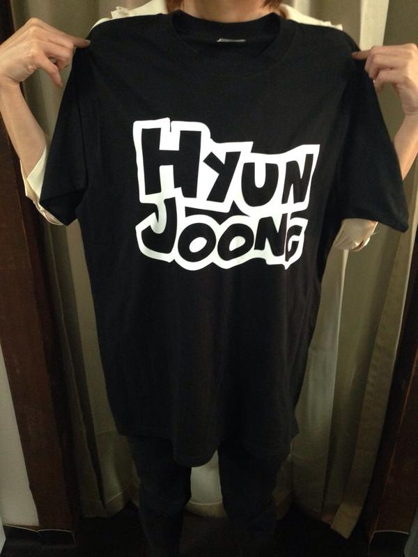 T-Shirt and tote bag from Kim Hyun Joong