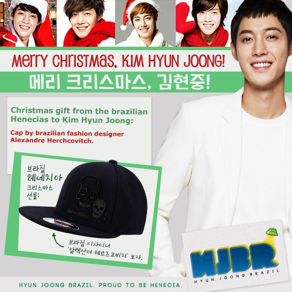 Gifts for Kim Hyun Joong, from Hyun Joong Brazil_HJBR