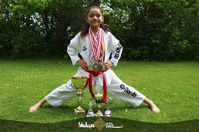 مهتاب رستمی دختر 9 ساله افغانستانی، کسب مقام سوم مسابقات جهانی تکواندو