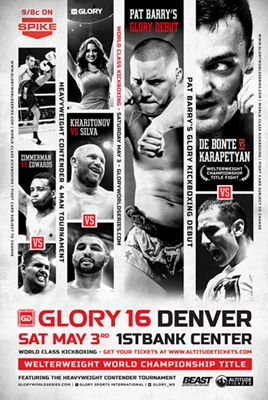 دانــلود مسابقات گلوری 16 |  kickboxing |  Glory 16: Denver