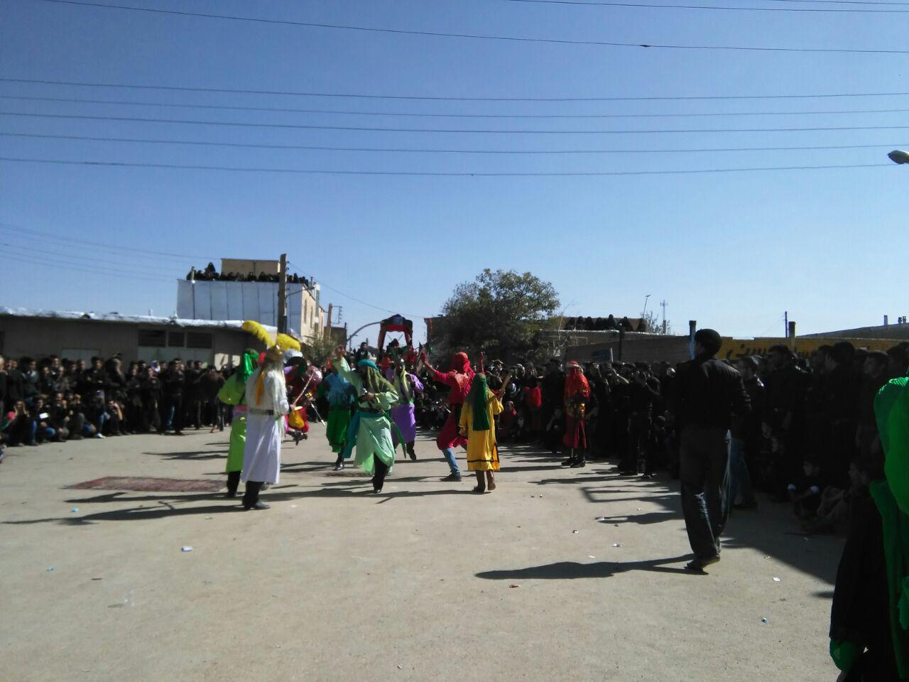گزارش تصویری از عزاداری اهالی دیار تاریخی  کوریجان در روز عاشورا