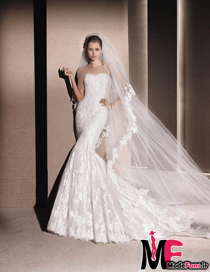 جدیدترین مدل لباس عروس گیپور اروپایی