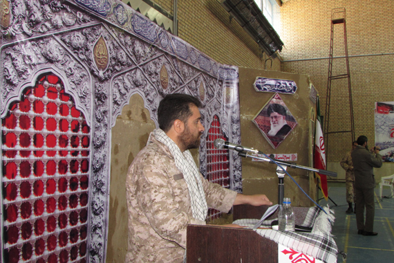 اجتماع بزرگ بسیجیان شهرستان گرمه