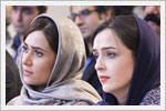 ترانه علیدوستی و پریناز ایزدیار در نشست خبری سریال شهرزاد