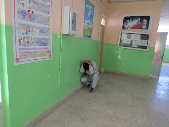  مانور زلزله در مدارس شهر ایور
