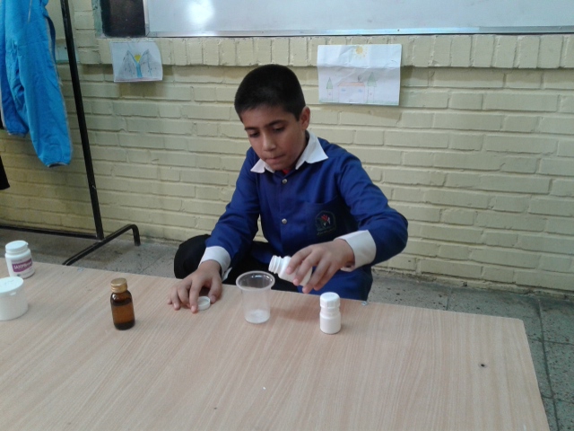 آزمایش یک تغییرشیمیایی