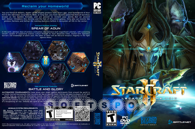 کاور بازی StarCraft II: Legacy of the Void