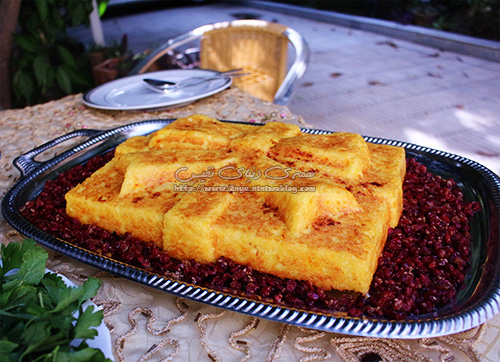 تولد عشقولانه همسر شوهر عشق tahchin_papiyoni ته چین پاپیونی ، ژله پاپیونی انار ، پنیرسبزی tavalod_hamsar-shohar_94