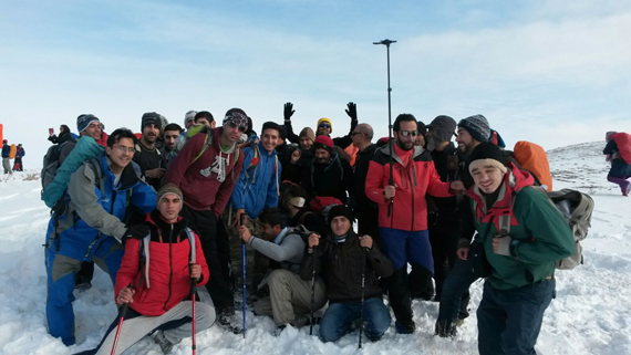 صعود 500 کوهنورد به شاه‌پیران اسفراین