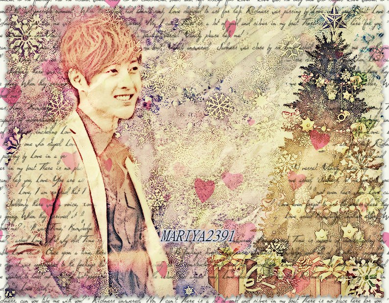 Christmas and Winter Gif and Wallpaper from Kim Hyun Joong