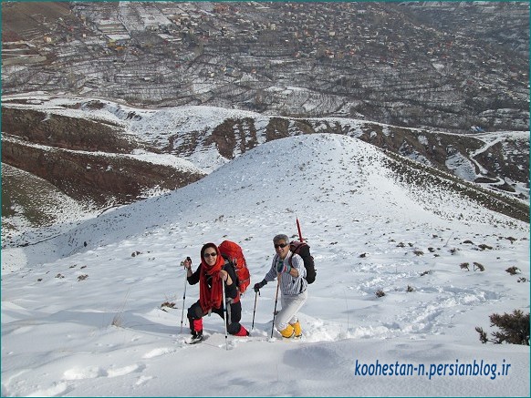 قله کلوگان از امامه - زمستانه