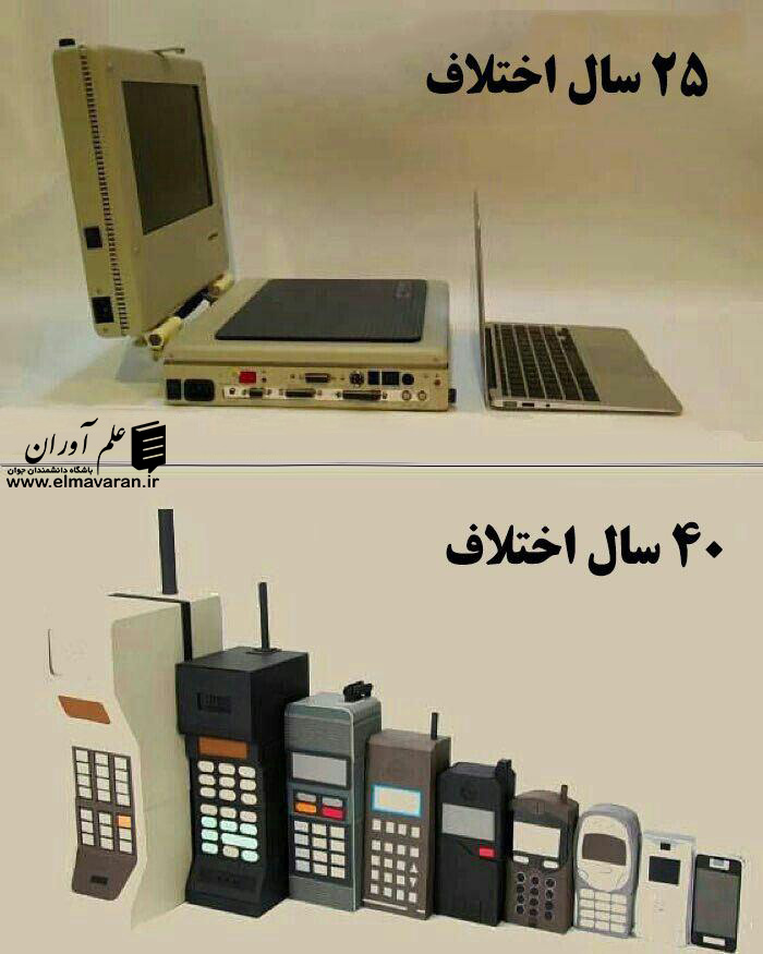25 سال اختلاف در مقابل 40 سال اختلاف * علم آوران | باشگاه دانشمندان جوان