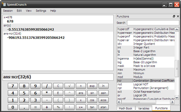 ماشین حساب کاربردی ویندوزSpeedCrunch-0.11