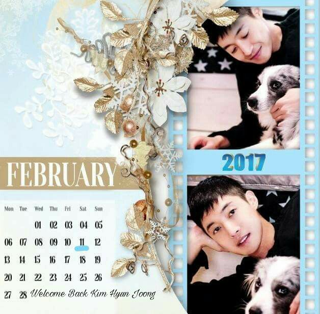 Calendar of February 2017