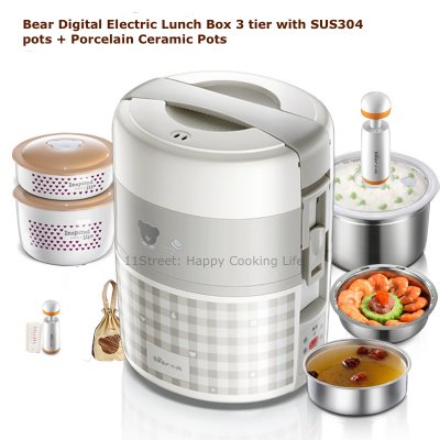 سفارش ظرف غذا برقی مدل خرس برقی Bear Electric Lunch Box